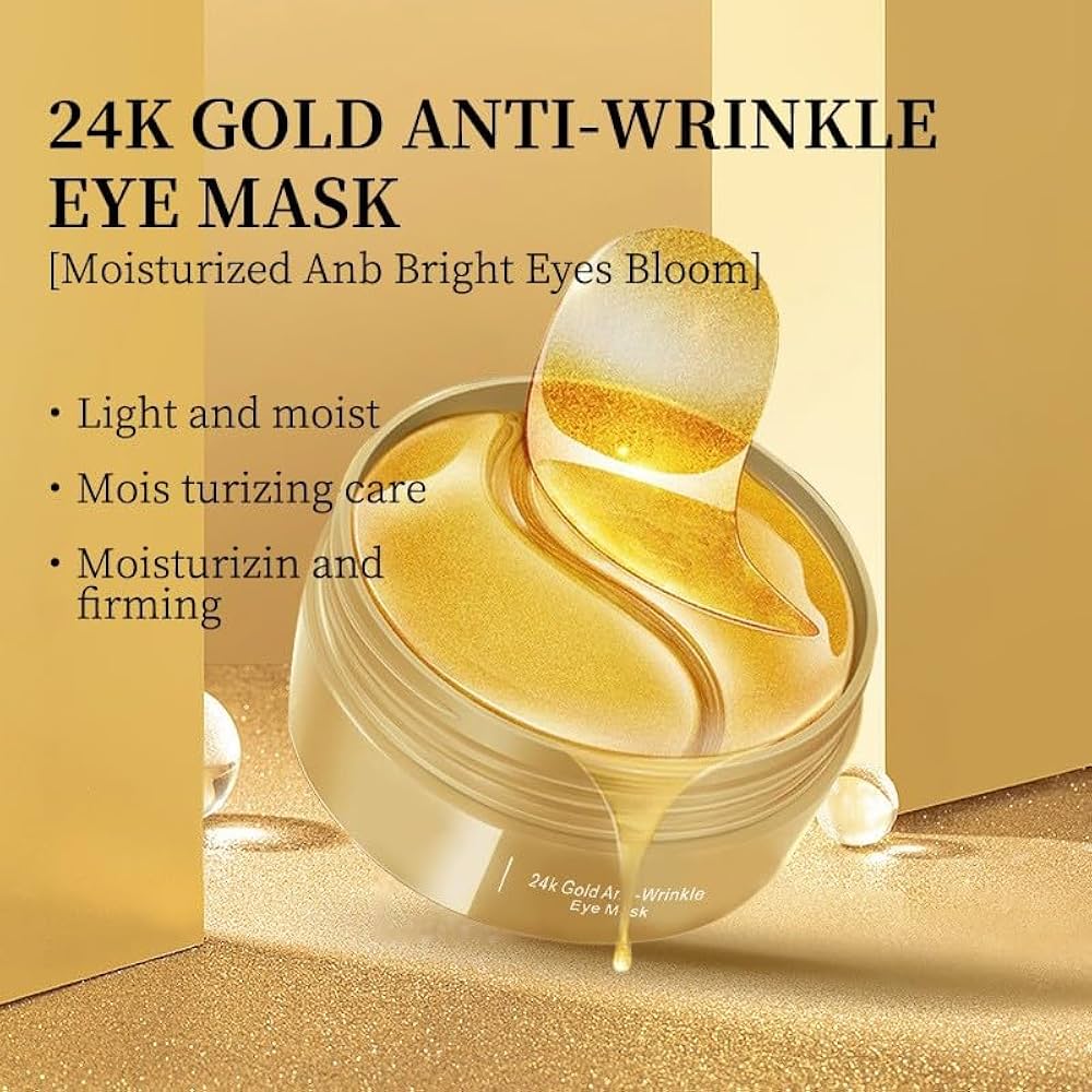 Patches yeux -Masque pour les yeux - OR 24K-