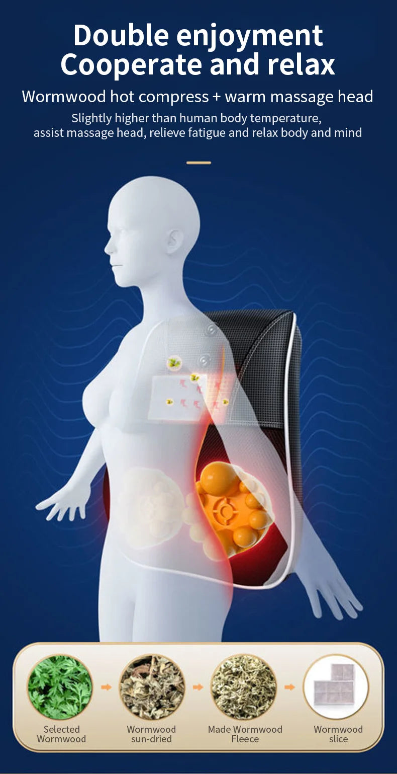 💆♀️ Coussin de massage Shiatsu – détente ultime, où tu veux, quand tu veux 😌✨