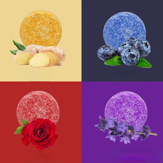 🌿 Shampoing Solide à l’Huile Biologique – Naturel, Nourrissant et Glamour ✨