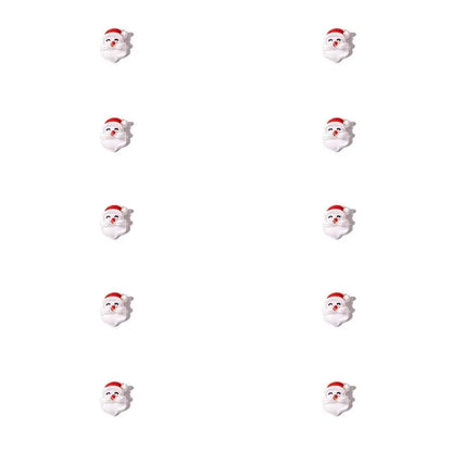 🎅 Lot de 10 Breloques de Noël pour Ongles 🎄