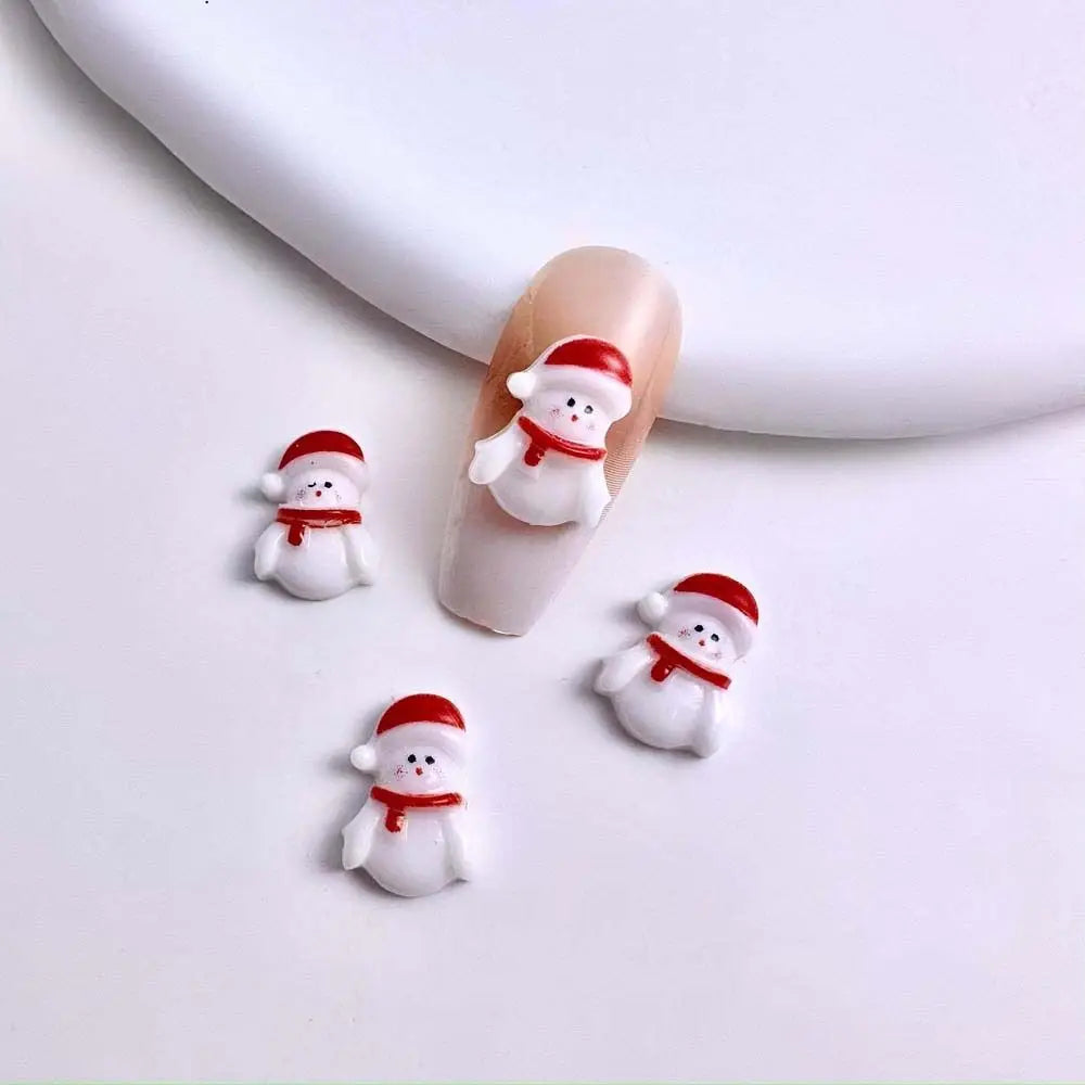 🎄 Lot de 10 Breloques Nail Art – Édition Noël 🎄