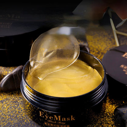 ✨ Lot de 60 Masques pour les Yeux au Collagène Doré – Éclat et Fraîcheur Instantanés 💛